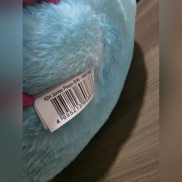 Jumbo Giant 38 Inch Peeps Easter Bunny Huge Plush Stuffed  42 inch Jumbo Peeps Plush in Blue and White Color Clouds Easter 2025 NWT